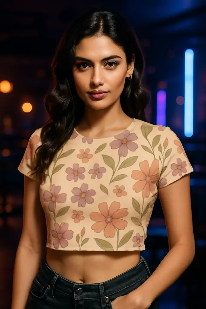 Floral Crop Top