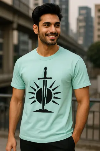 Rising Sun Printed T-shirt